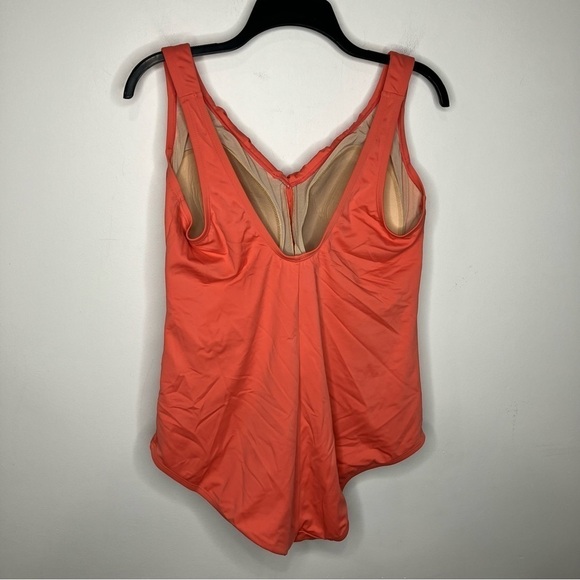 Catherines plus size one piece swimsuit coral size 22W - Picture 4 of 7